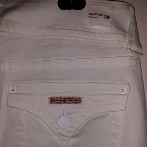 HUDSON WHITE “BRAND NEW” JEANS!!! Size 29!! Signature Bootcut 19” Leg Opening